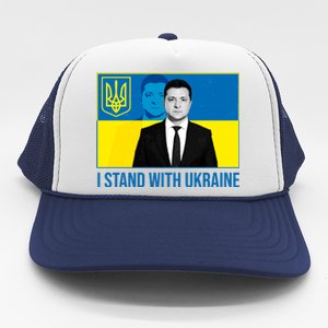 Ukrainian President Zelensky I Stand With Ukraine Trucker Hat