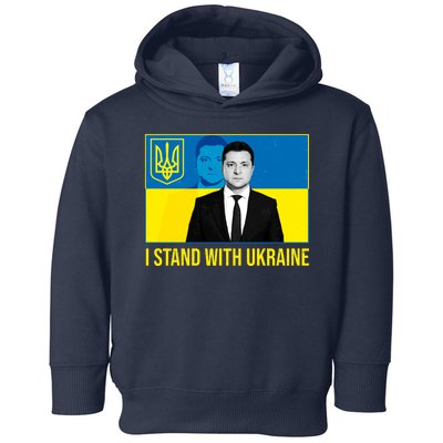 Ukrainian President Zelensky I Stand With Ukraine Toddler Hoodie