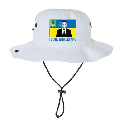 Ukrainian President Zelensky I Stand With Ukraine Legacy Cool Fit Booney Bucket Hat