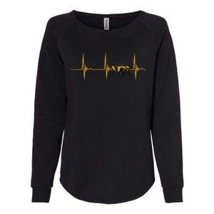 Utv Quad Bike 4x4 Offroad Vehicle Heartbeat Ekg Pulse Sxs Gift Womens California Wash Sweatshirt