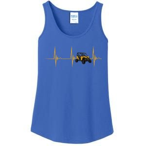 Utv Quad Bike 4x4 Offroad Vehicle Heartbeat Ekg Pulse Sxs Gift Ladies Essential Tank