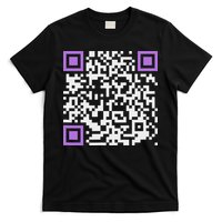 Unique Qr Code With Humorous Hidden Message T-Shirt