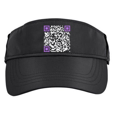 Unique Qr Code With Humorous Hidden Message Adult Drive Performance Visor
