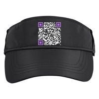 Unique Qr Code With Humorous Hidden Message Adult Drive Performance Visor