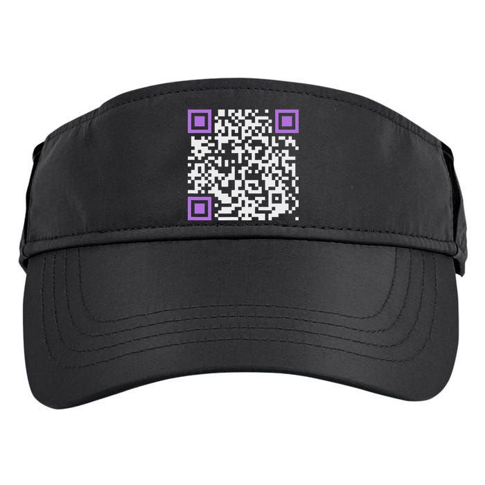 Unique Qr Code With Humorous Hidden Message Adult Drive Performance Visor