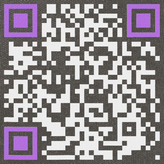 Unique Qr Code With Humorous Hidden Message Cotton Canvas Backpack