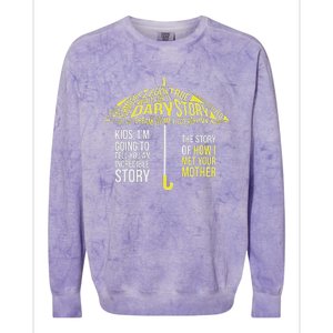 Umbrella Quote Collections How I Met Your Mother Classic Colorblast Crewneck Sweatshirt