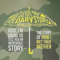 Umbrella Quote Collections How I Met Your Mother Classic Legacy Tie Dye Trucker Hat