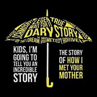 Umbrella Quote Collections How I Met Your Mother Classic 16 in Basic Backpack