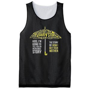 Umbrella Quote Collections How I Met Your Mother Classic Mesh Reversible Basketball Jersey Tank