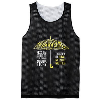 Umbrella Quote Collections How I Met Your Mother Classic Mesh Reversible Basketball Jersey Tank