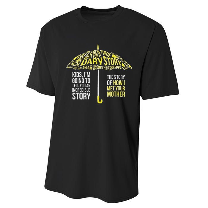 Umbrella Quote Collections How I Met Your Mother Classic Performance Sprint T-Shirt