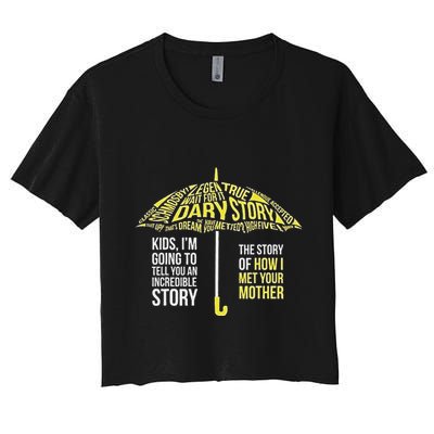Umbrella Quote Collections How I Met Your Mother Classic Crop Top