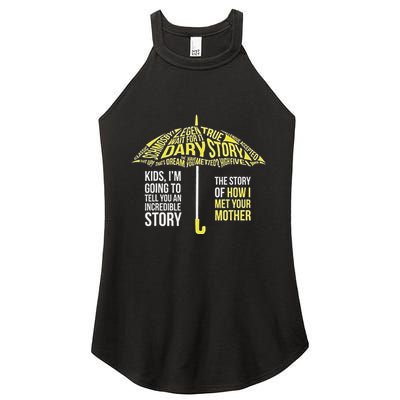 Umbrella Quote Collections How I Met Your Mother Classic Women's Perfect Tri Rocker Tank