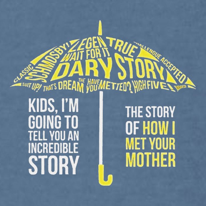 Umbrella Quote Collections How I Met Your Mother Classic Garment-Dyed Sweatshirt