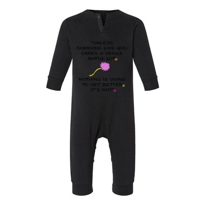 Unless Quote Earth Day Science March On Washington Infant Fleece One Piece