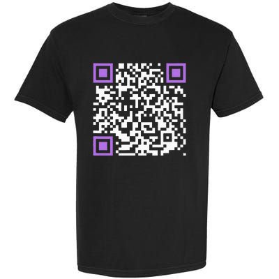 Unique Qrcode With Humorous Hidden Message Garment-Dyed Heavyweight T-Shirt