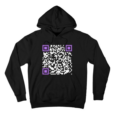 Unique Qrcode With Humorous Hidden Message Hoodie