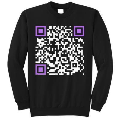 Unique Qrcode With Humorous Hidden Message Sweatshirt