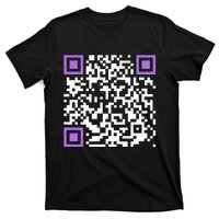 Unique Qrcode With Humorous Hidden Message T-Shirt