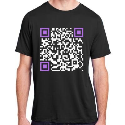 Unique Qrcode With Humorous Hidden Message Adult ChromaSoft Performance T-Shirt