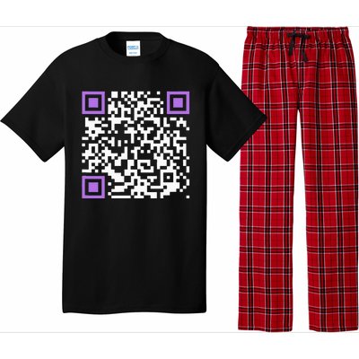 Unique Qrcode With Humorous Hidden Message Pajama Set