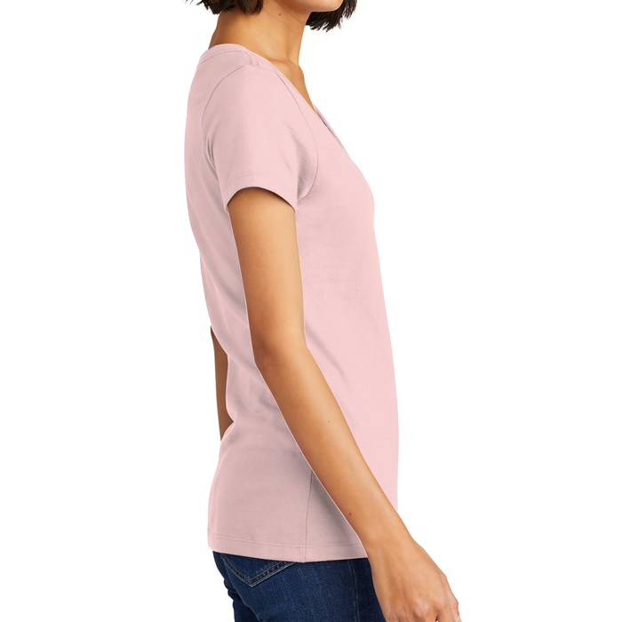Unique Qrcode With Humorous Hidden Message Women's V-Neck T-Shirt