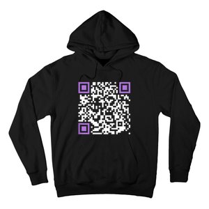 Unique Qrcode With Humorous Hidden Message Hoodie