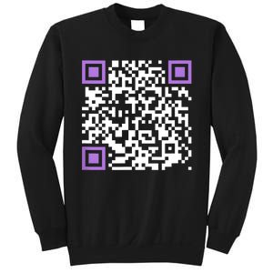 Unique Qrcode With Humorous Hidden Message Sweatshirt