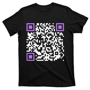 Unique Qrcode With Humorous Hidden Message T-Shirt