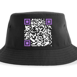 Unique Qrcode With Humorous Hidden Message Sustainable Bucket Hat