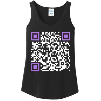 Unique Qrcode With Humorous Hidden Message Ladies Essential Tank