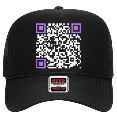 Unique Qrcode With Humorous Hidden Message Trucker Hat