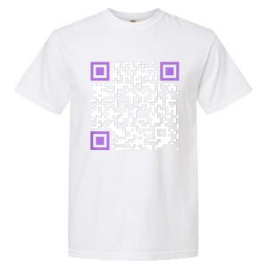 Unique Qrcode With Humorous Hidden Message Garment-Dyed Heavyweight T-Shirt