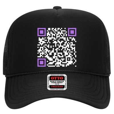 Unique Qrcode With Humorous Hidden Message Trucker Hat