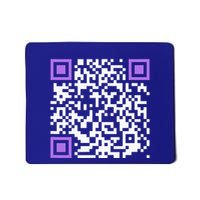 Unique Qrcode With Humorous Hidden Message Mousepad