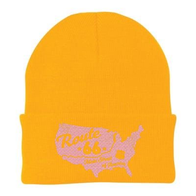 USA Route 66 Main Street Of America  Knit Cap Winter Beanie