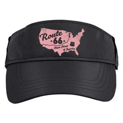 USA Route 66 Main Street Of America  Adult Drive Performance Visor