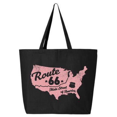USA Route 66 Main Street Of America  25L Jumbo Tote