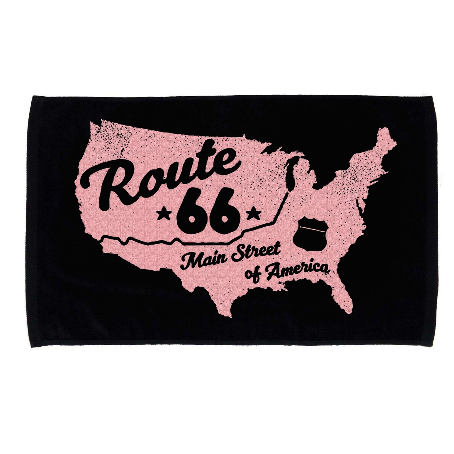 USA Route 66 Main Street Of America  Microfiber Hand Towel