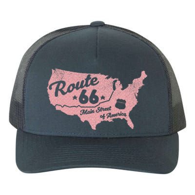 USA Route 66 Main Street Of America  Yupoong Adult 5-Panel Trucker Hat