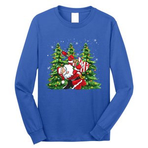 Unique Rock And Roll Santa Claus Guitar Player Christmas Gift Long Sleeve Shirt