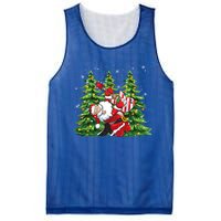 Unique Rock And Roll Santa Claus Guitar Player Christmas Gift Mesh Reversible Basketball Jersey Tank