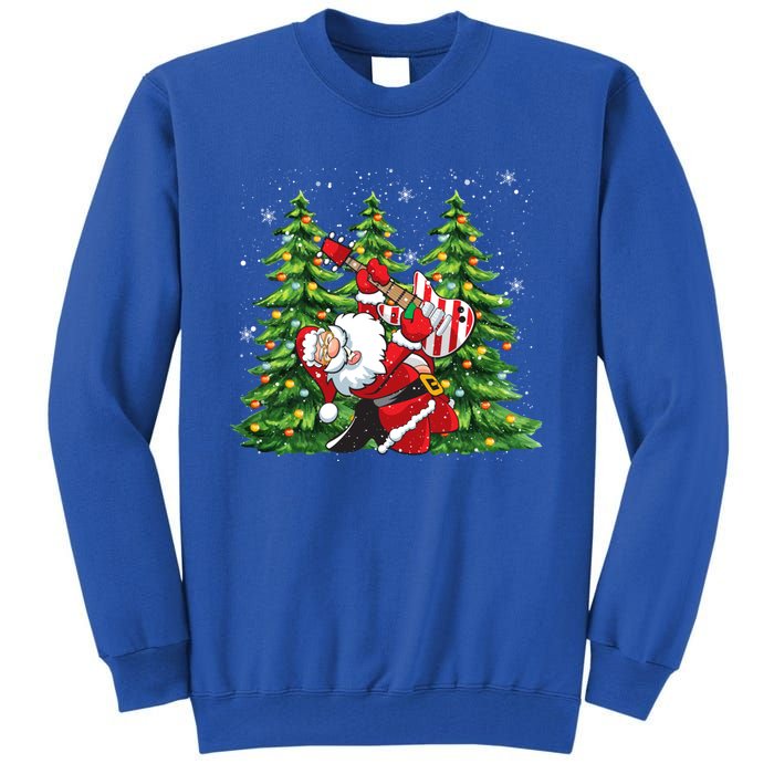 Unique Rock And Roll Santa Claus Guitar Player Christmas Gift Tall Sweatshirt