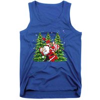 Unique Rock And Roll Santa Claus Guitar Player Christmas Gift Tank Top