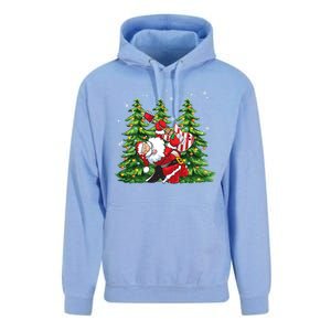 Unique Rock And Roll Santa Claus Guitar Player Christmas Gift Unisex Surf Hoodie