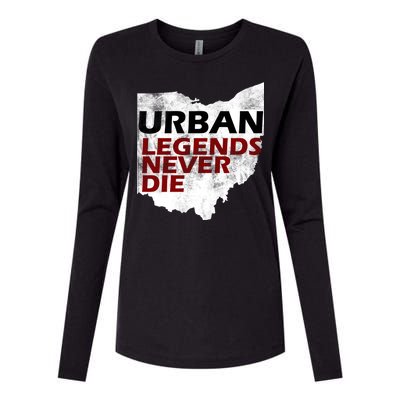 Urban Legends Never Die Womens Cotton Relaxed Long Sleeve T-Shirt