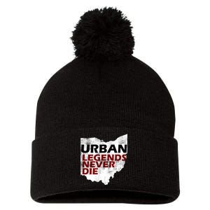 Urban Legends Never Die Pom Pom 12in Knit Beanie