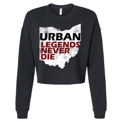 Urban Legends Never Die Cropped Pullover Crew