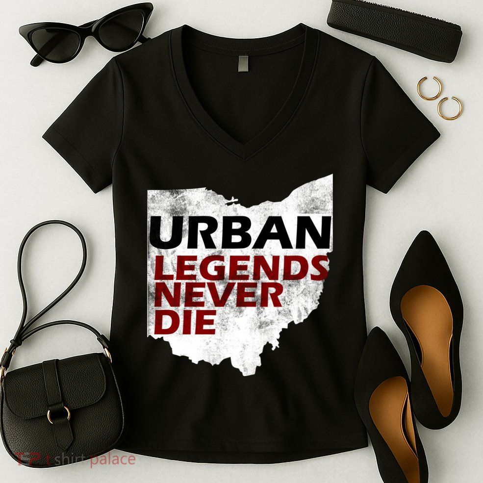Urban Legends Never Die Women's V-Neck T-Shirt
